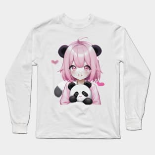 The girl and her Panda bears 2 Long Sleeve T-Shirt